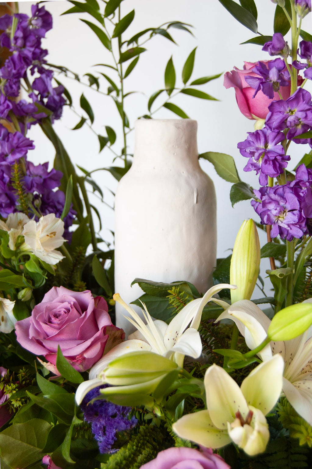 Composition florale pour urne - Douceur éternelle